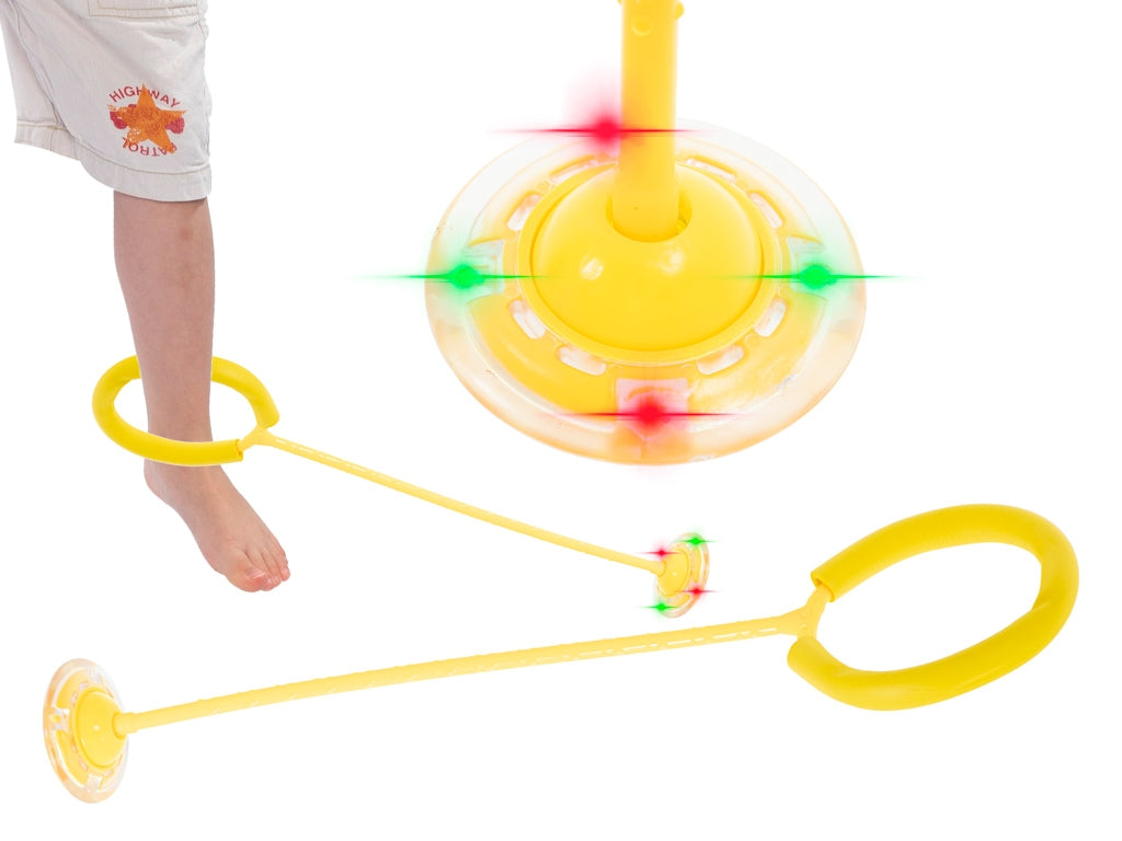 Hula hop leg jumping ball luminous LED yellow