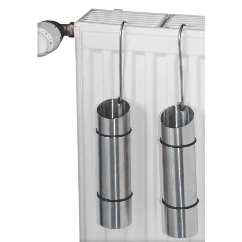 Humidifier for elements - 2 stainless steel containers