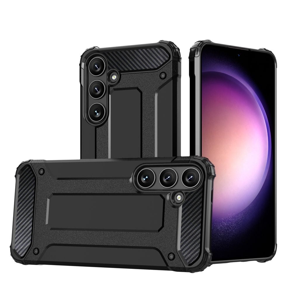 Hybrid Armor case for Samsung Galaxy S24 armor - black