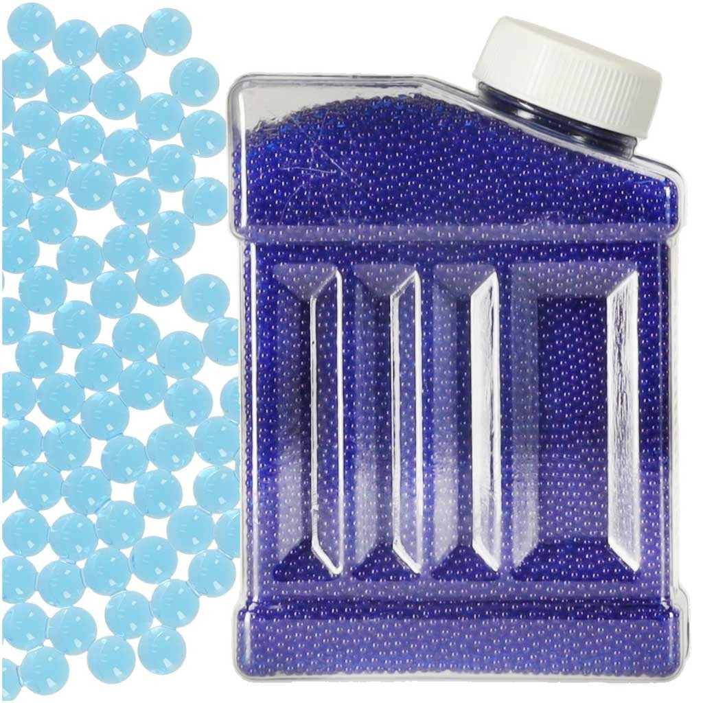 Hydrogel water gel balls for flower gun blue 250g 50,000pcs. 7-8mm