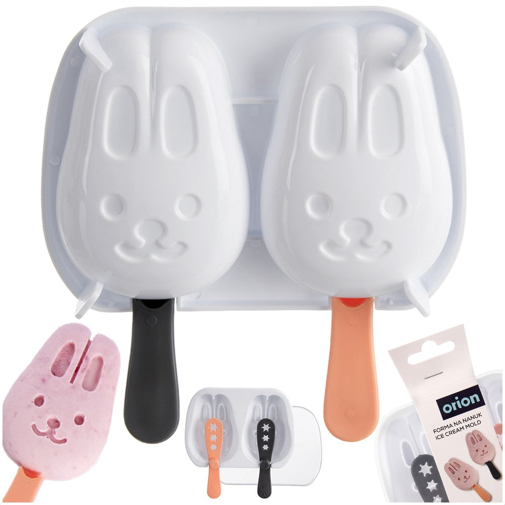 Ice cream mold with lid