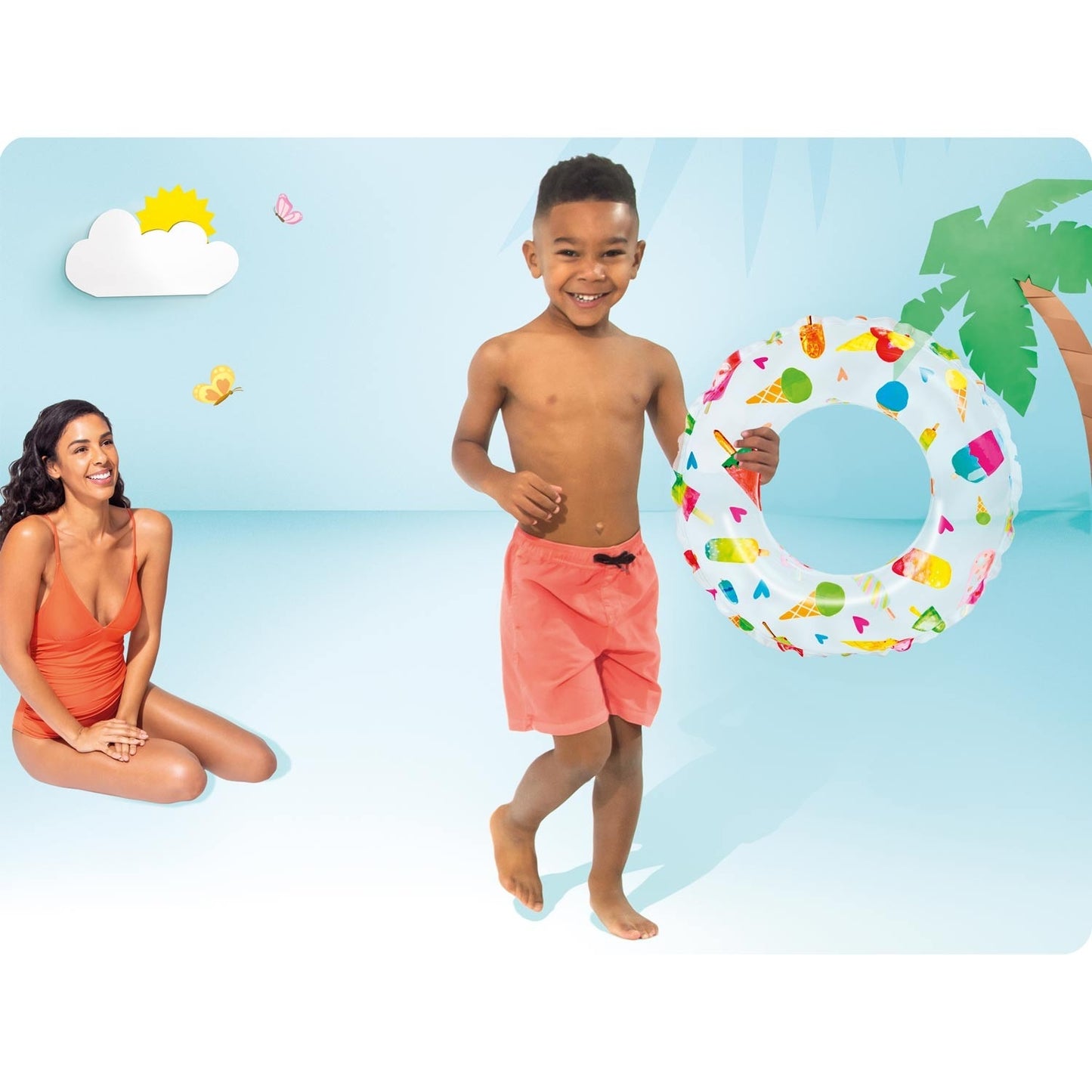 Ice cream swimming ring 51 cm INTEX 59230