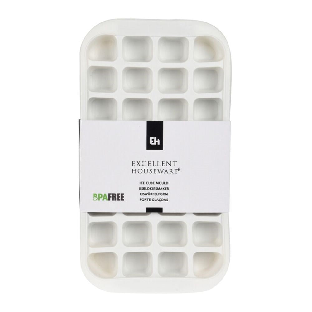 Ice mold for 32 large ice cubes - perfect for water or juice