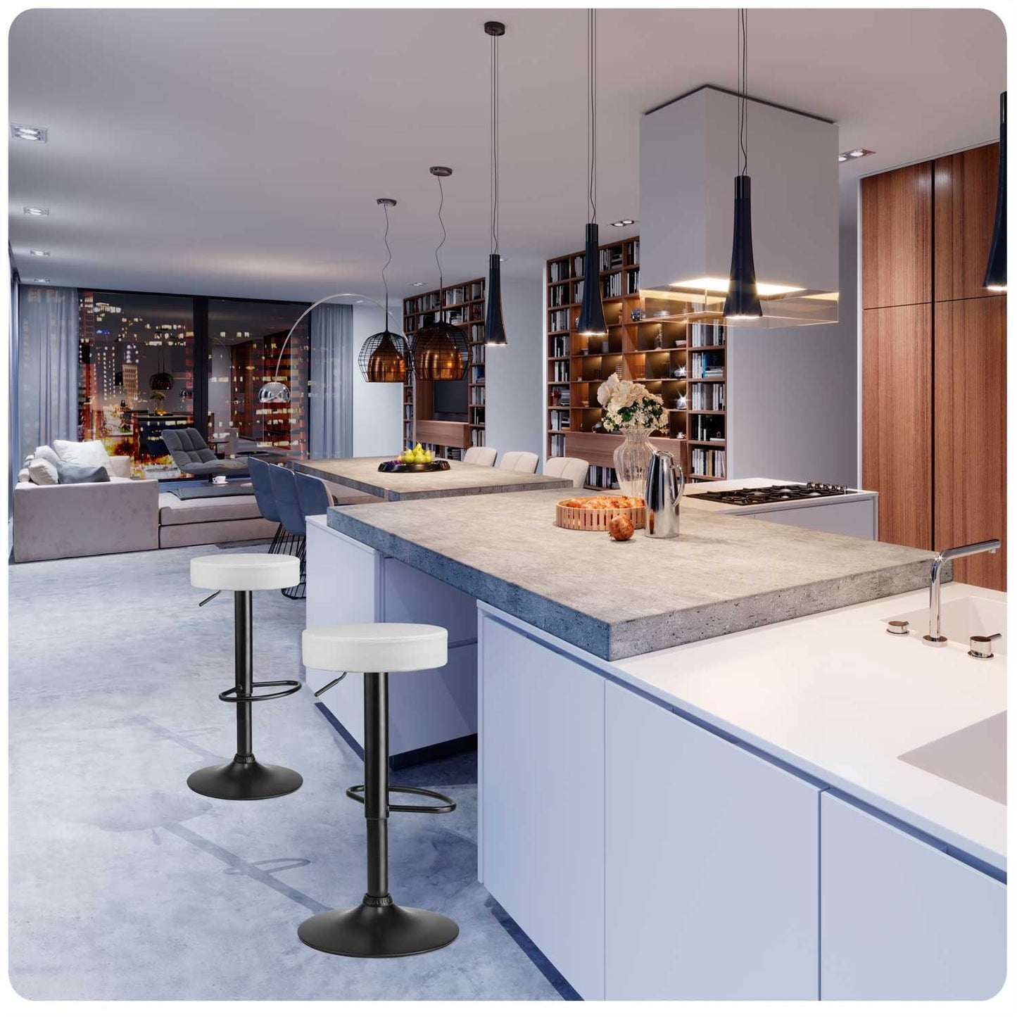 Imago bar stool white