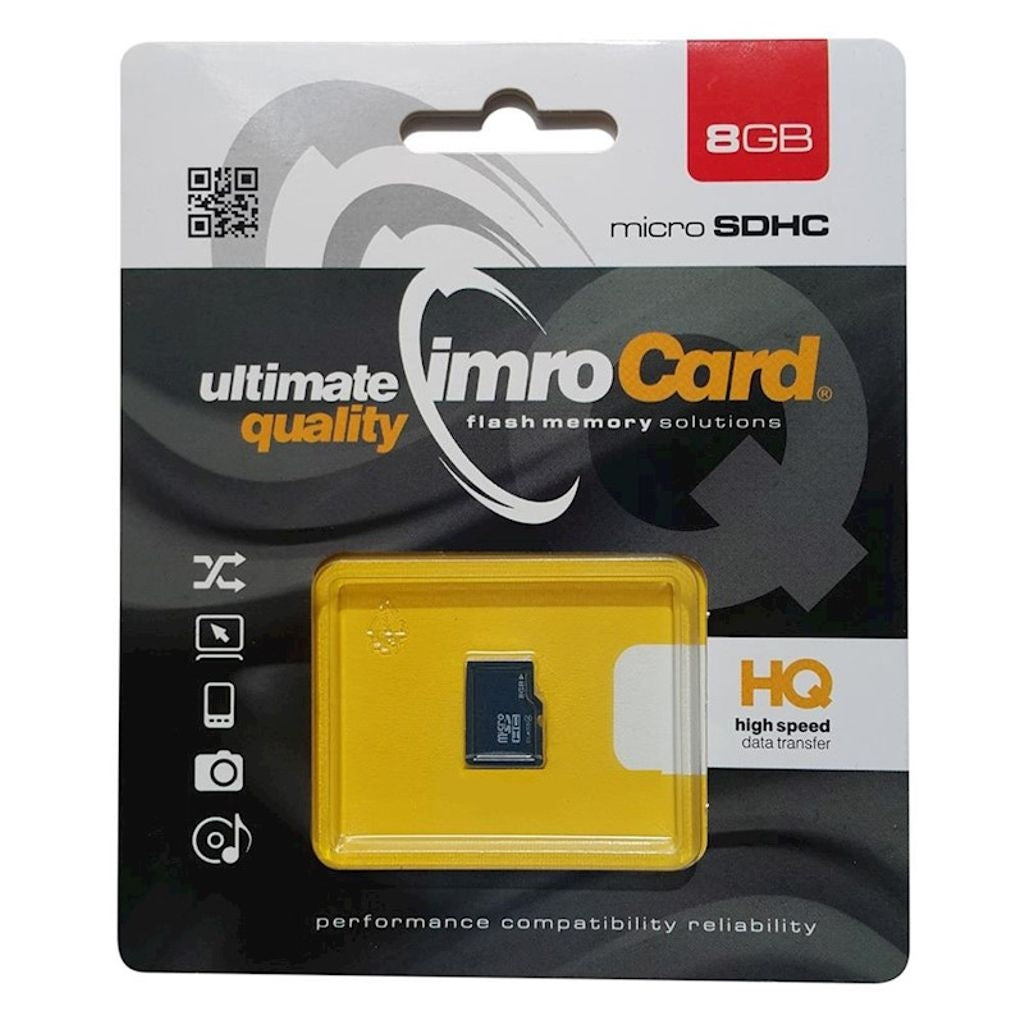 Imro microSDHC Memory Card 8 GB Class 4