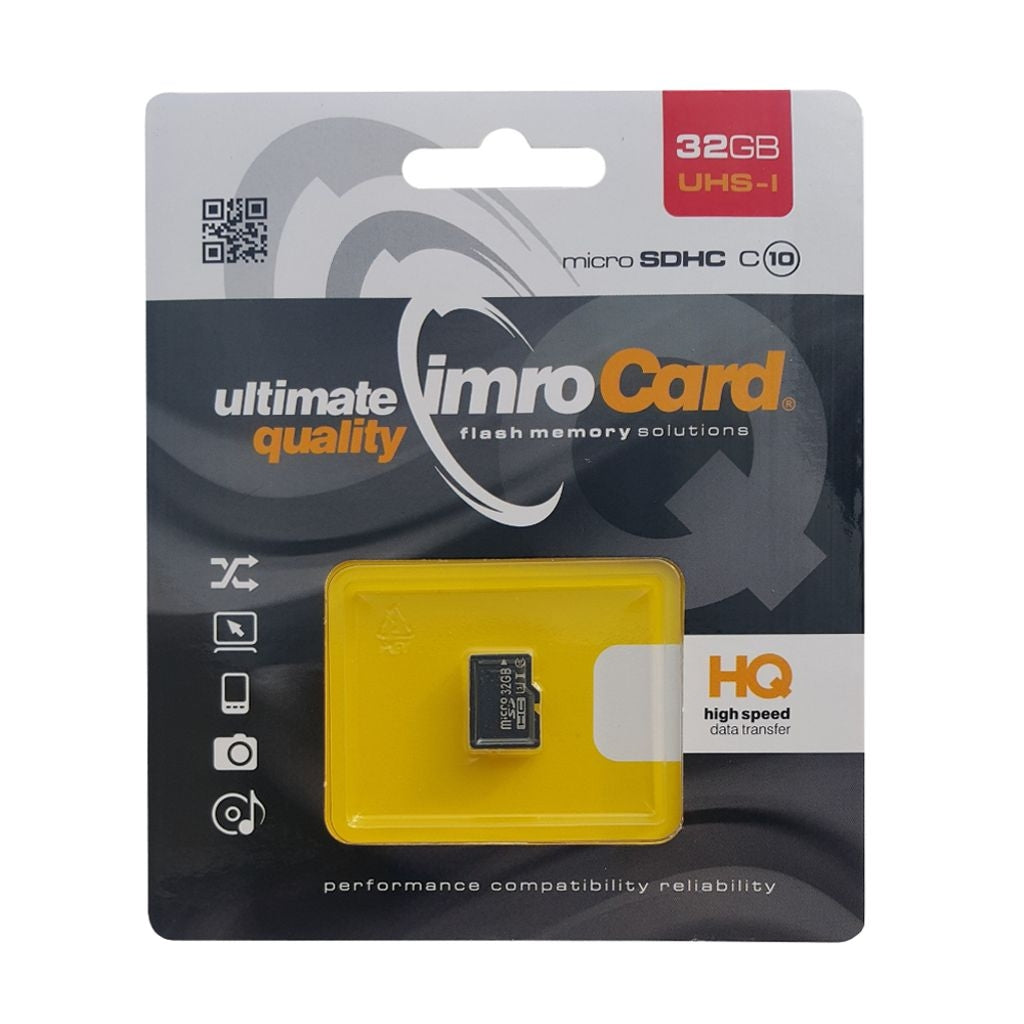 Imro microSD Memory Card 32 GB Class 10 UHS-I
