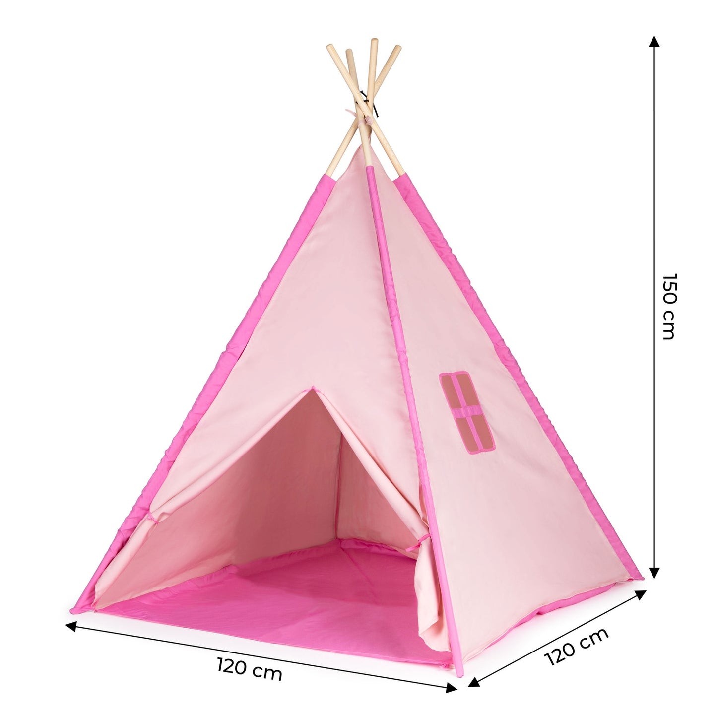 Indian teepee tent, pink wigwam for children