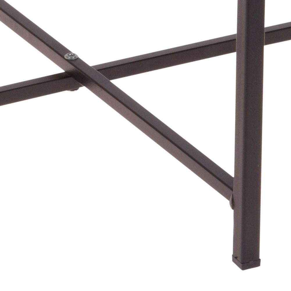 Industrial style metal coffee table - perfect as a bedside table
