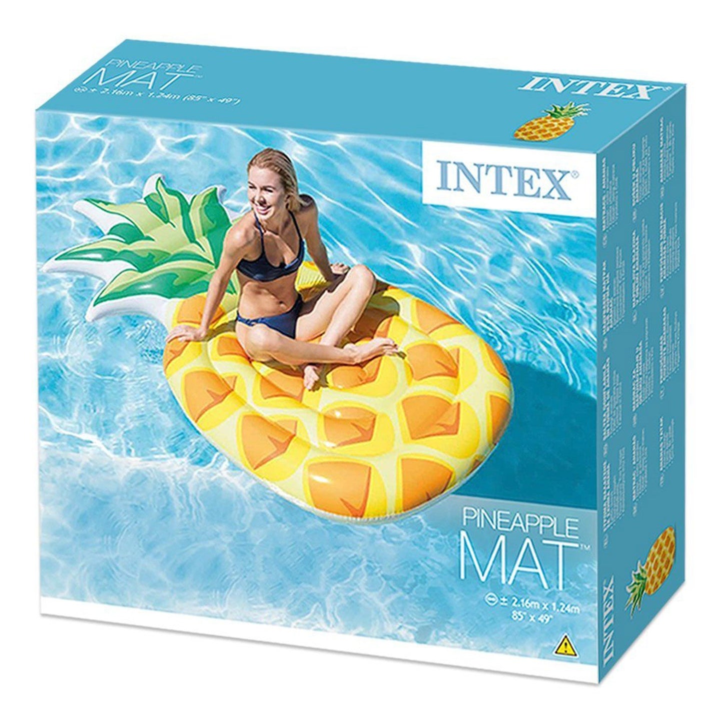 Inflatable beach mattress Ananas 216 x 124 cm INTEX 58761
