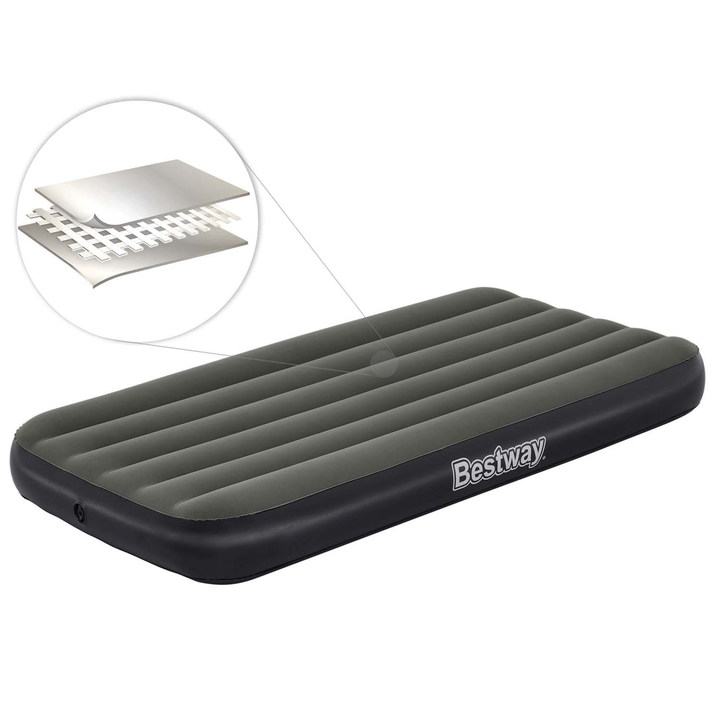 Inflatable mattress 188x99x25 cm single Bestway 6713L