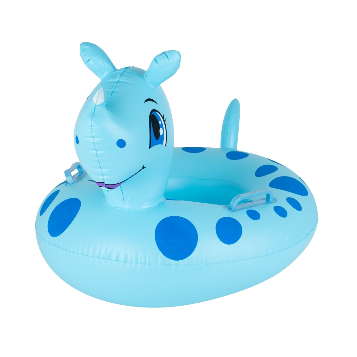Inflatable mattress pontoon wheel for children rhinoceros