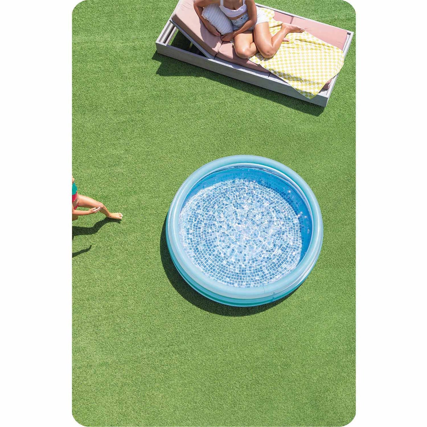 Inflatable paddling pool Mosaic 147x33 cm INTEX 58467