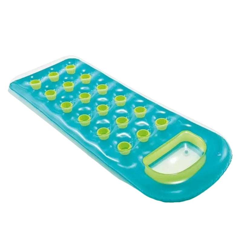 Inflatable swimming mattress 188 x 71 cm green - 58895 INTEX