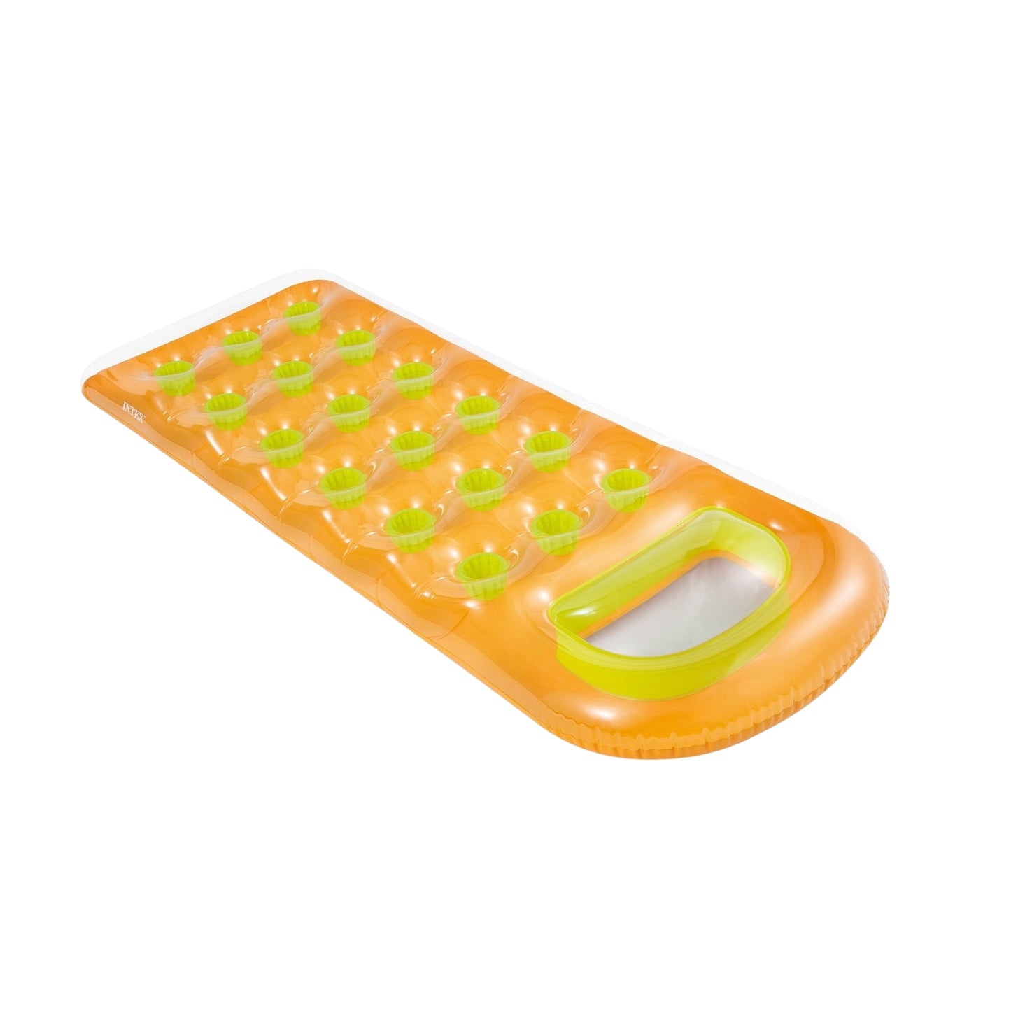 Inflatable swimming mattress 188 x 71 cm orange - 58895 INTEX