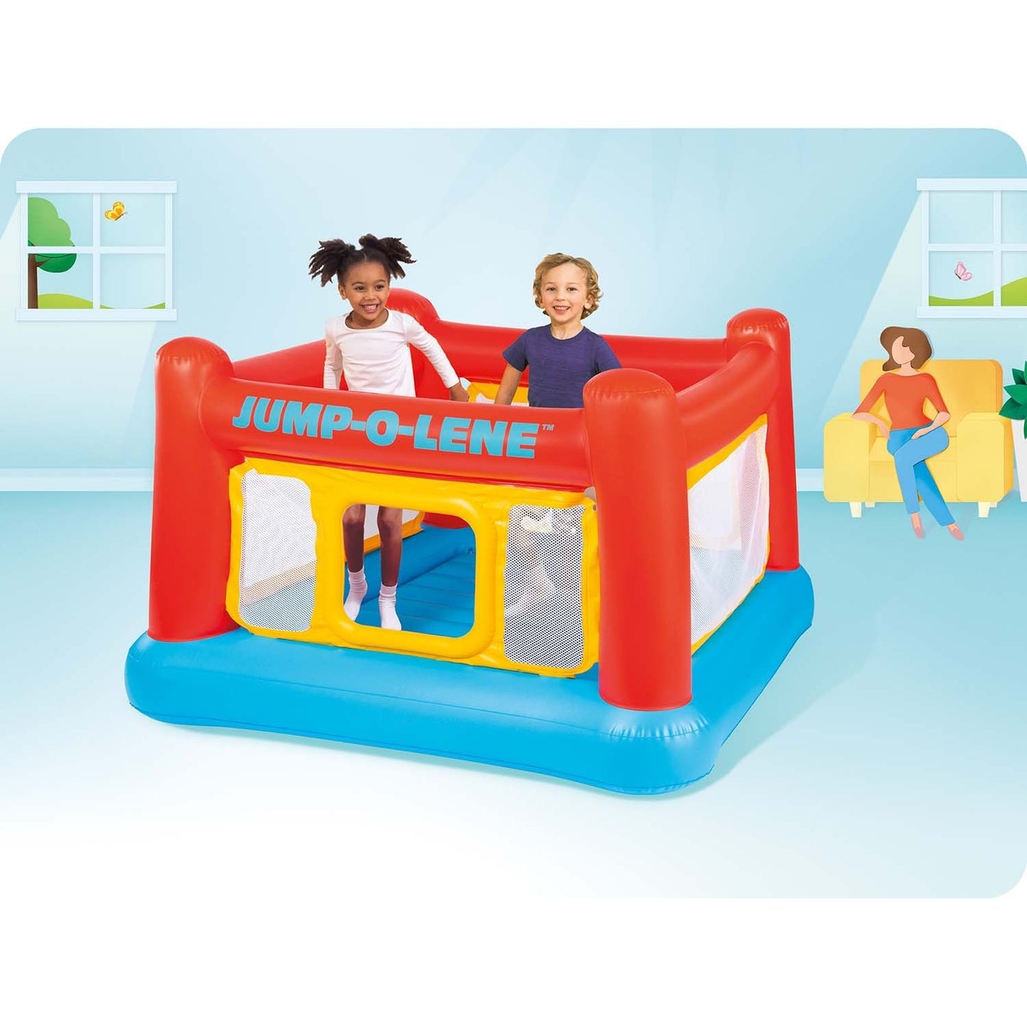 Inflatable trampoline Castle 174 x 174 x 122 cm INTEX 48260