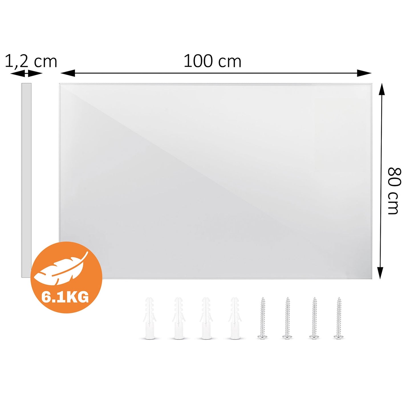 Infrared Heating Panel 800W – Wall or Ceiling Mount