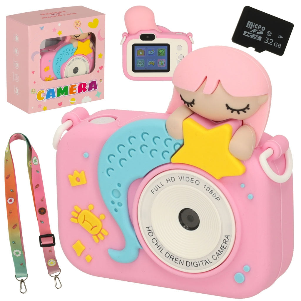Instant camera for children 1GB mermaid