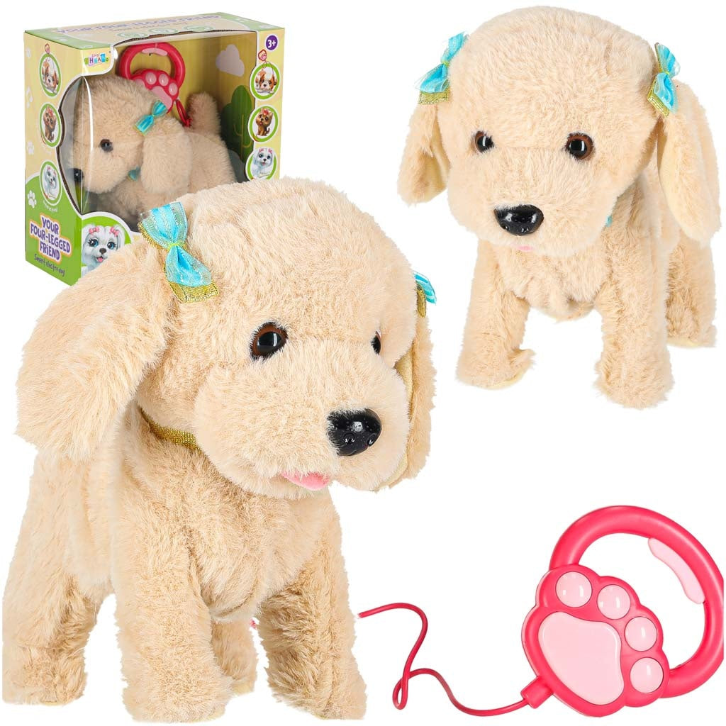 Interactive Poodle Dog Toy – Barks, Walks, Wiggles Tail