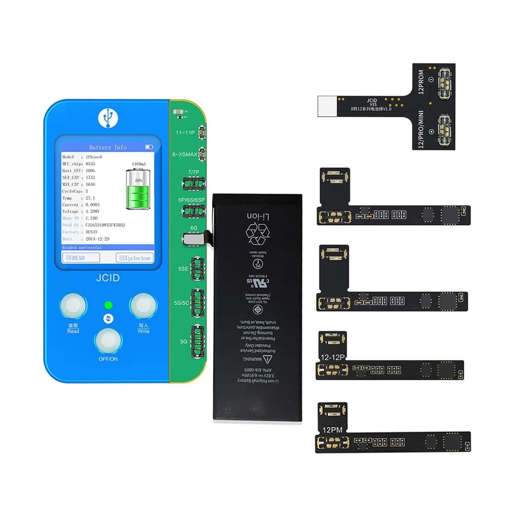 JC V1S Tag-On Battery Repair Cable + External Flex for iPhone 11 Pro/Pro Max