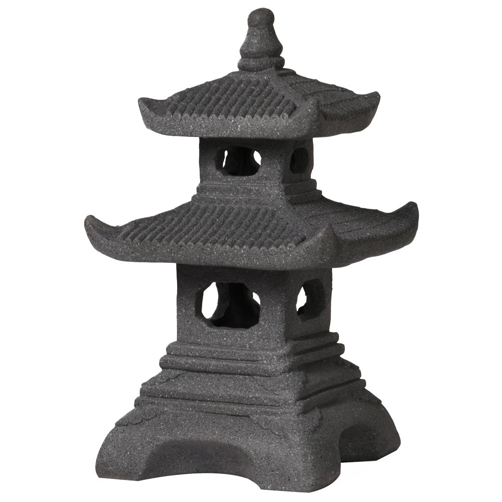 Japanese pagoda figure 50 cm in cement for garden/balcony