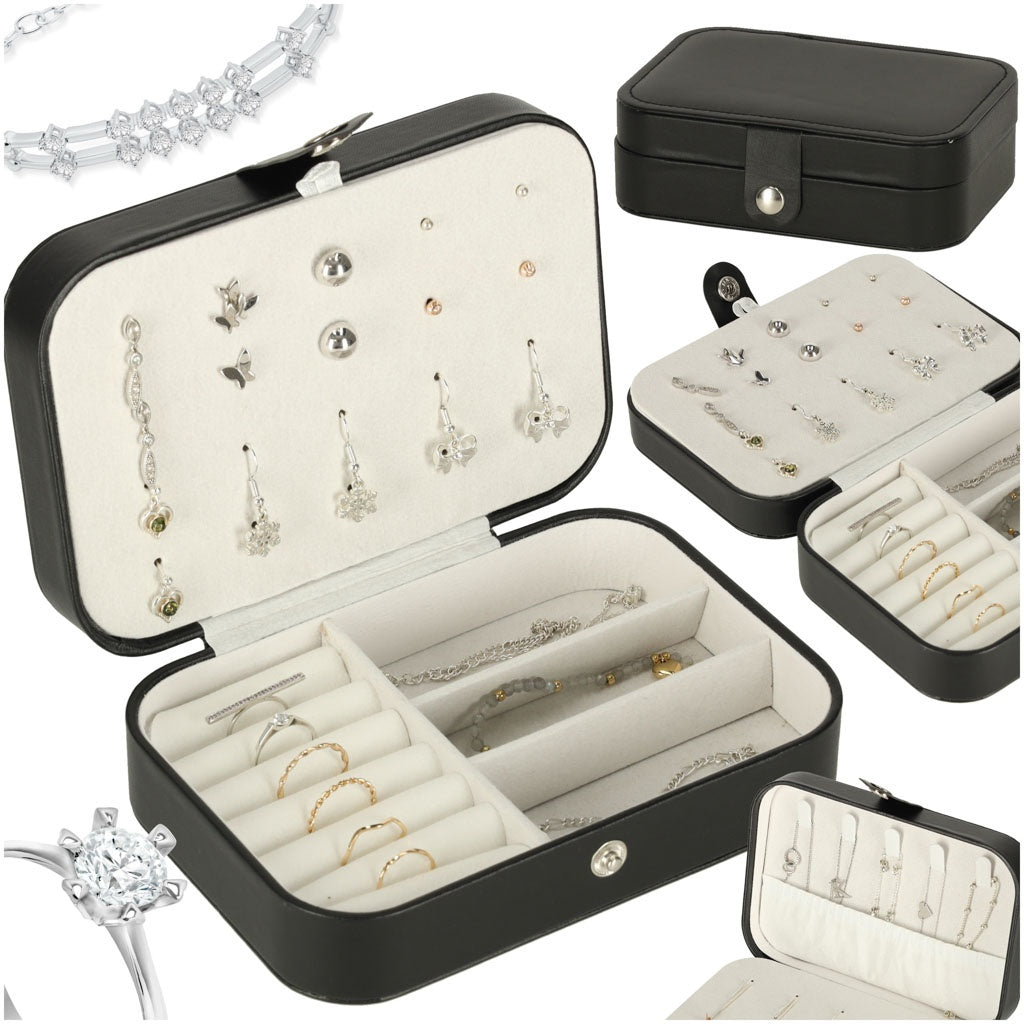 Jewellery box organiser black