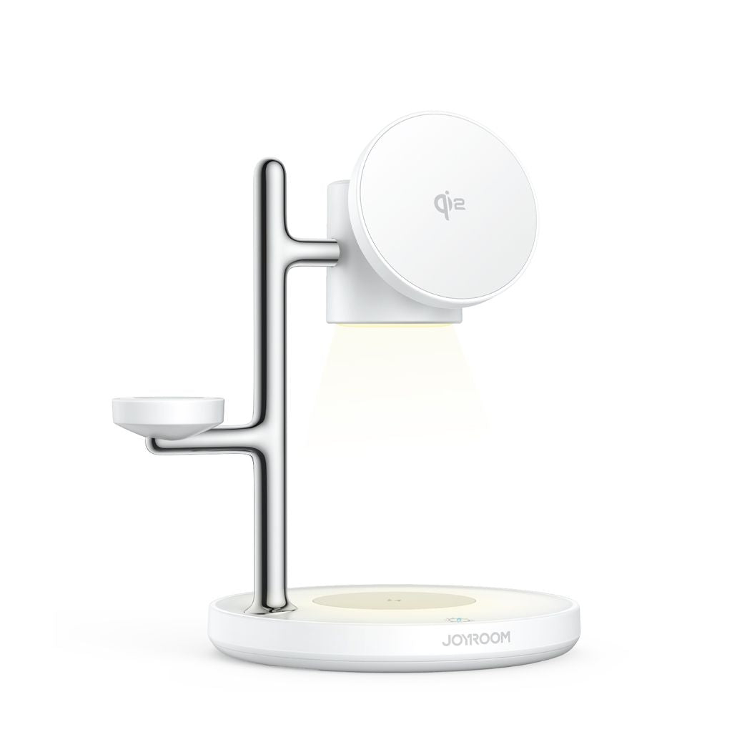 Joyroom Desktop 4-in-1 Qi2 Wireless Charger – White