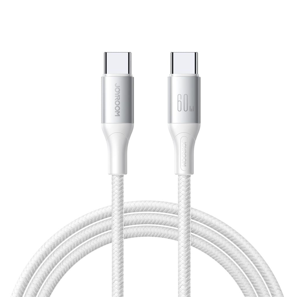 Joyroom Flash Series Fast Charging USB-C to USB-C Cable 60W, 2m - White