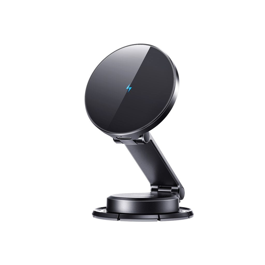 Joyroom Foldable Magnetic Car Charger & Phone Mount Dashboard - Black