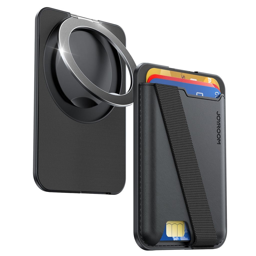 Joyroom MagSafe Phone Wallet with Stand - Black