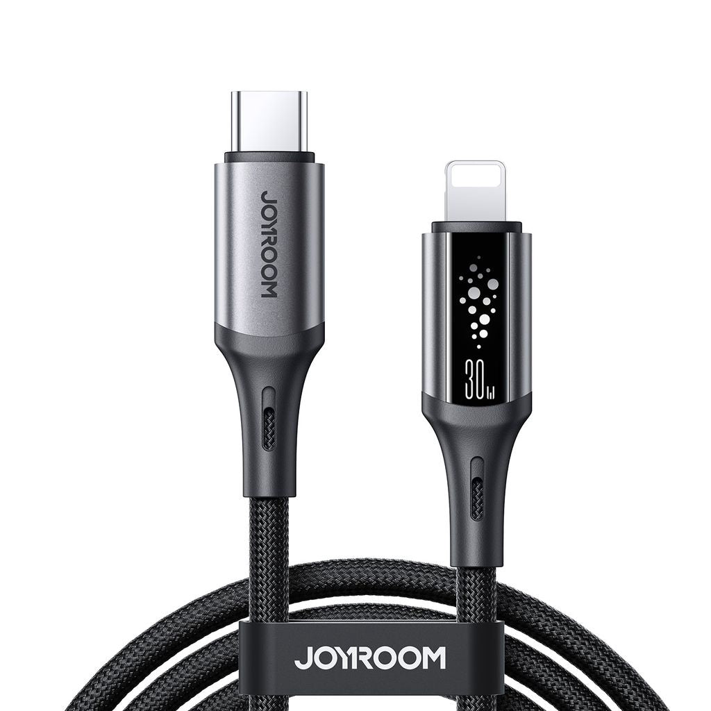 Joyroom S-A60 Snabbladdningskabel Usb-C Till Lightning 30W – 1,2 M, Svart