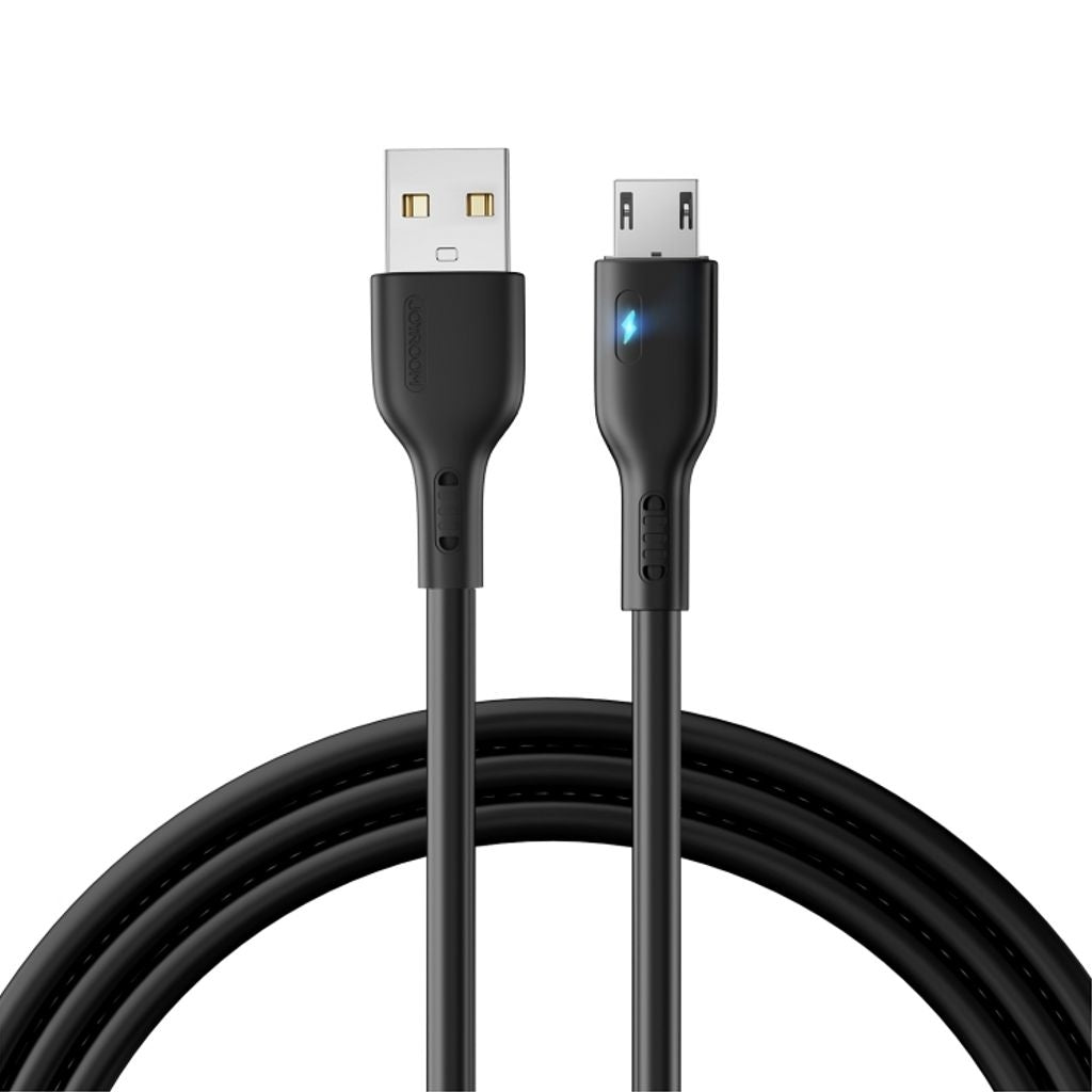 Joyroom USB-A to Micro-USB Cable, 2.4A, 1.2m - Black