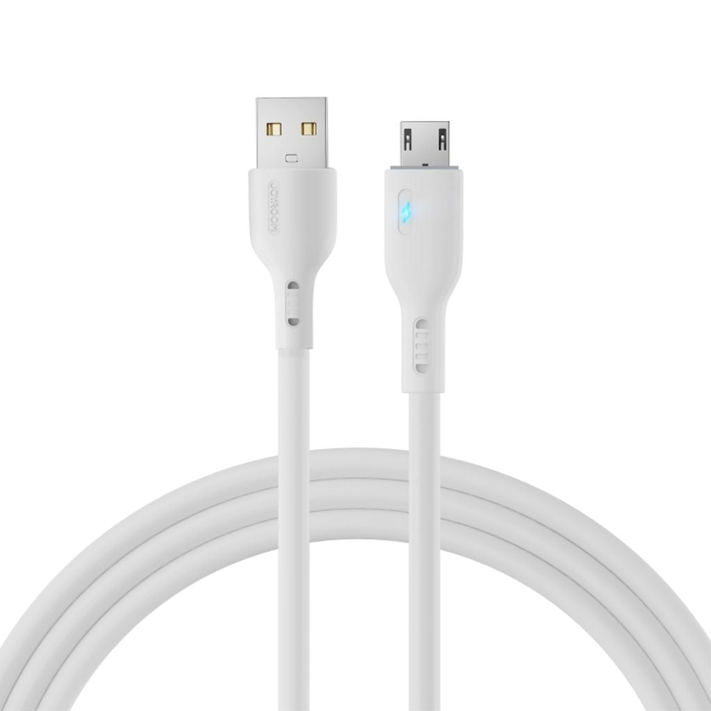 Joyroom USB-A to Micro-USB Cable, 2.4A, 2m - White