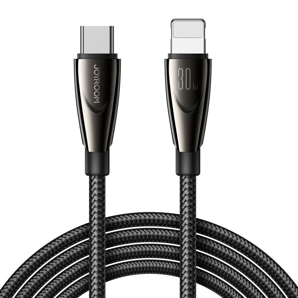 Joyroom USB-C to Lightning Cable Fast Charging 30W, 1.2m - Black