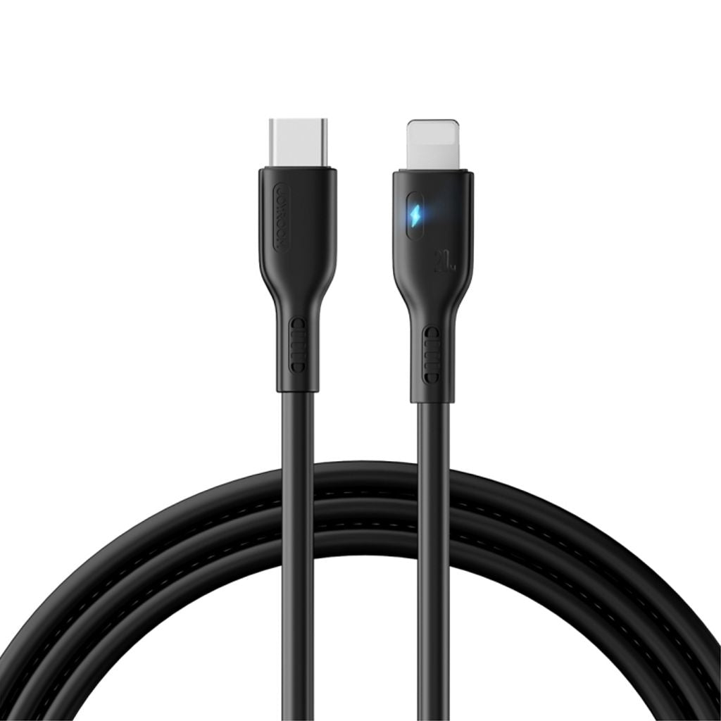 Joyroom USB-C to Lightning Fast Charging Cable, 20W, 2m - Black