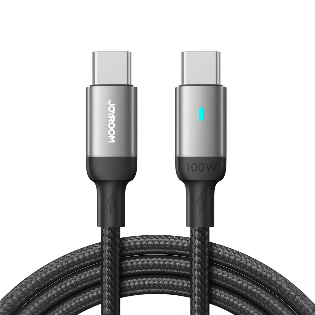 Joyroom USB-C to USB-C Cable Fast Charging 100W, 1.2m - Black