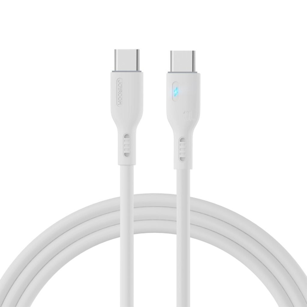 Joyroom USB-C to USB-C Fast charging cable, 100W, 1.2m - White