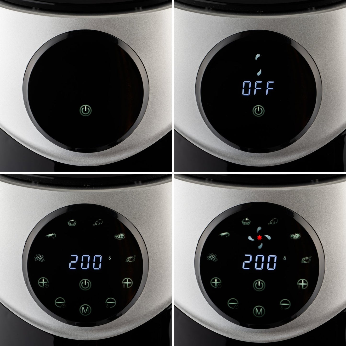 Just Perfecto JL-20: 1400W Hot Air Fryer With LED Touch Control - 3.2L