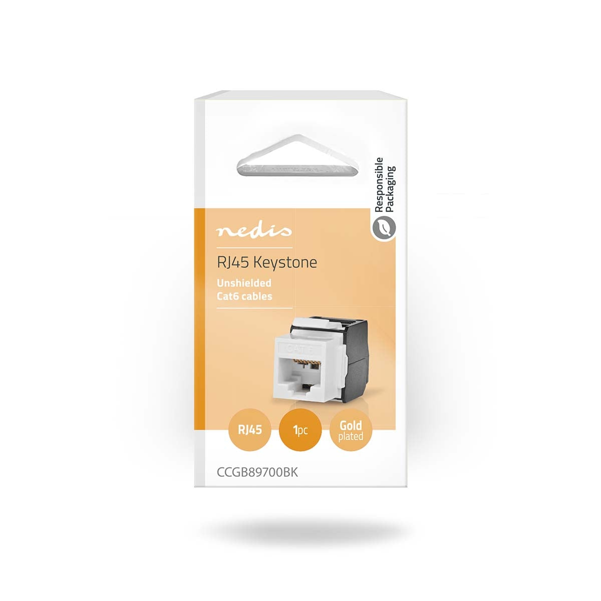 Keystone | CAT6 | RJ45 Female | U/UTP | ABS | Box