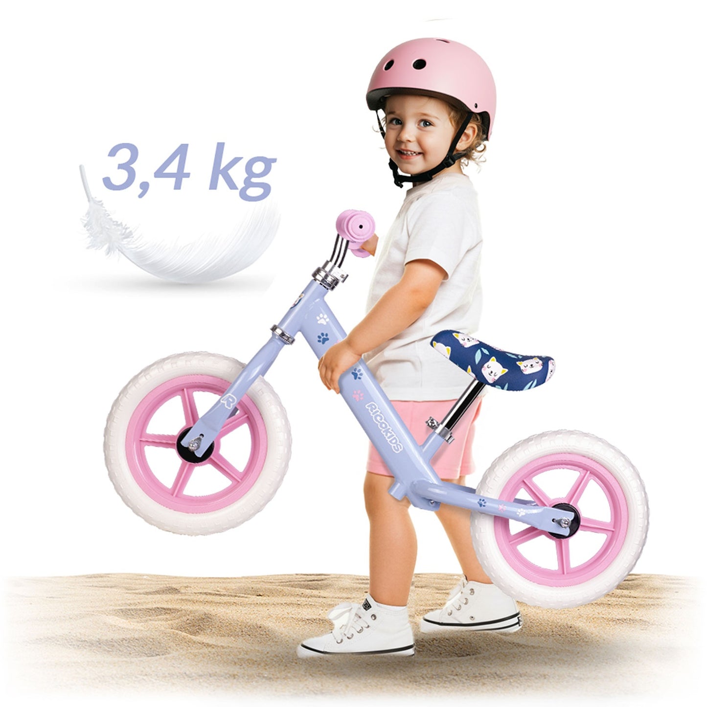 Kids' Balance Bike – Adjustable, Lightweight Design