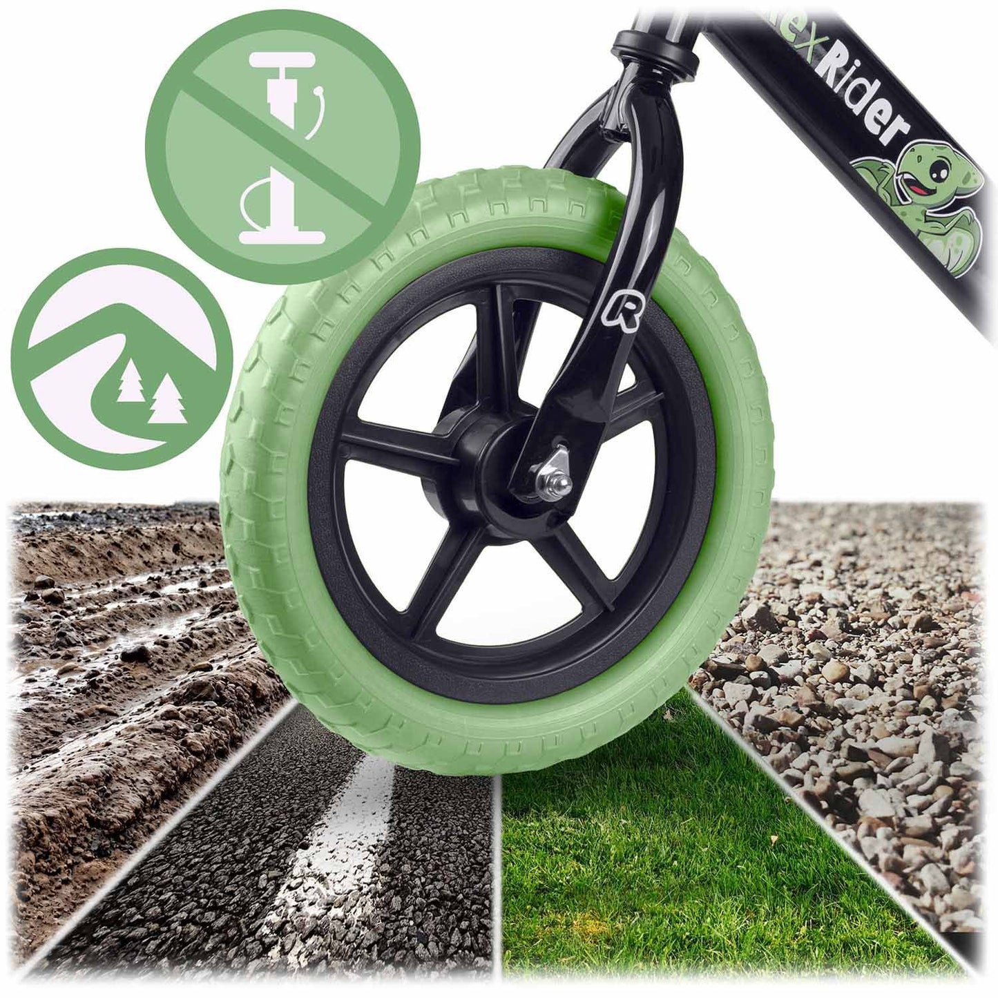 Kids' Balance Bike, Adjustable Seat, Lightweight