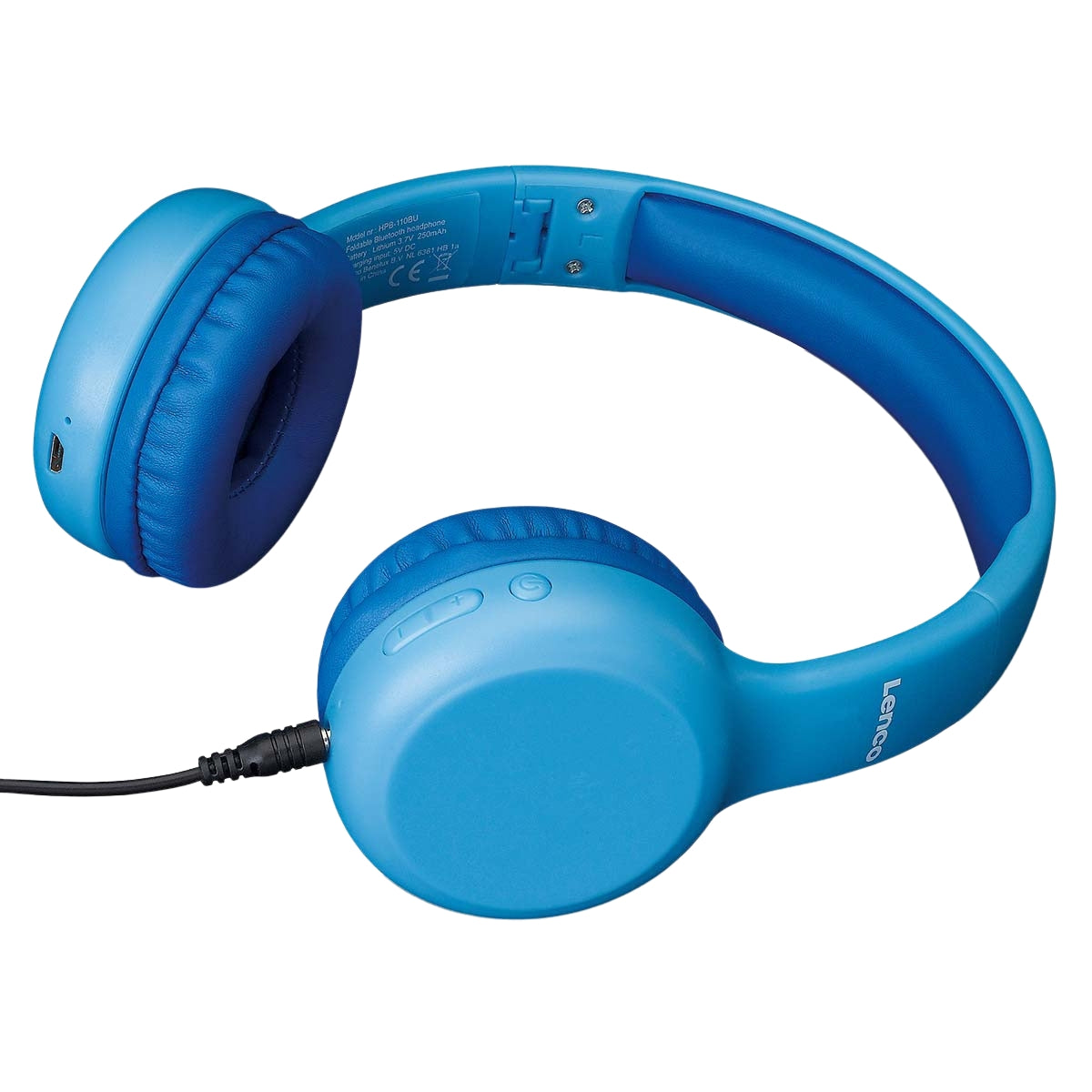 Kids Bluetooth Headphones with Volume Limiter, Blue