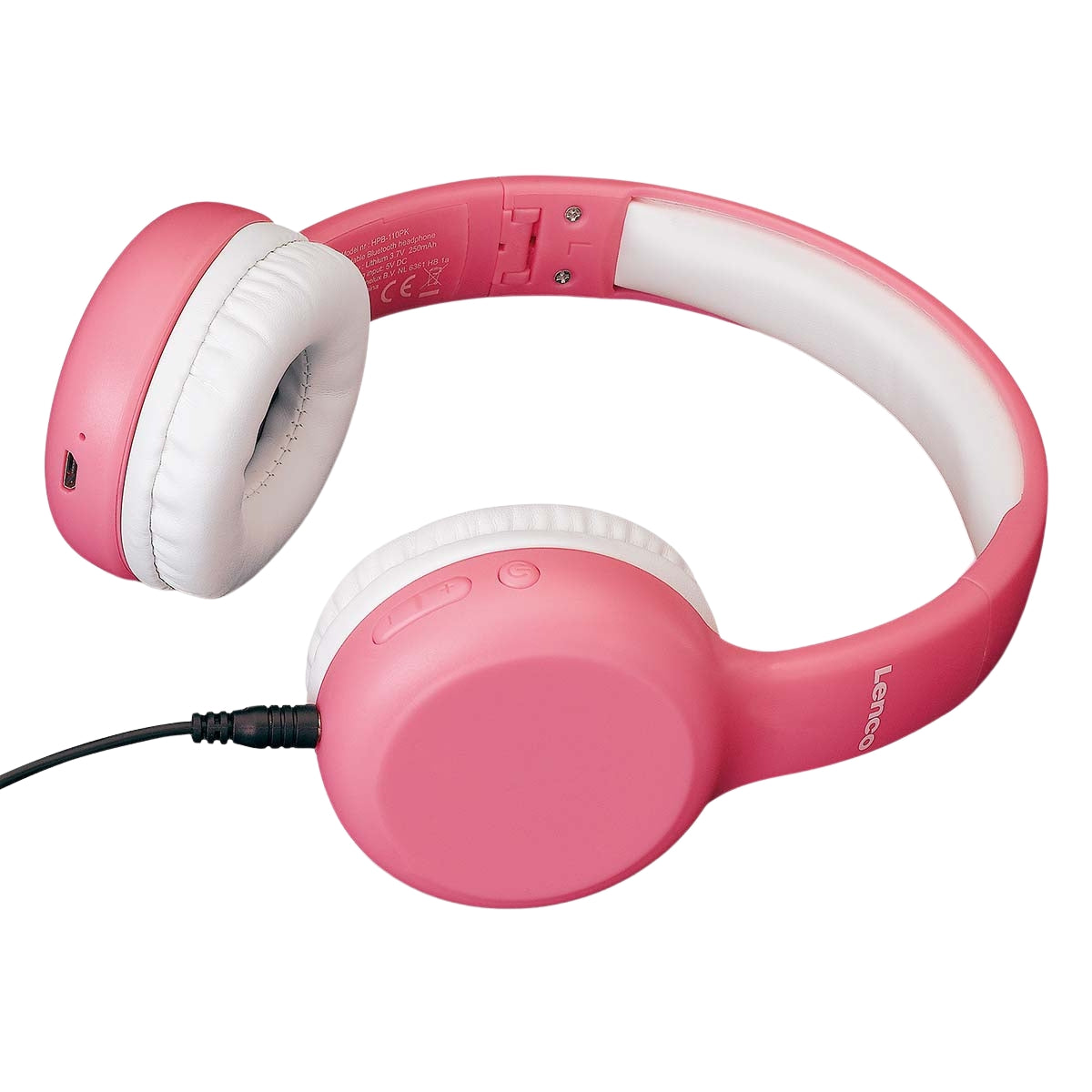 Kids Bluetooth Headphones with Volume Limiter, Pink