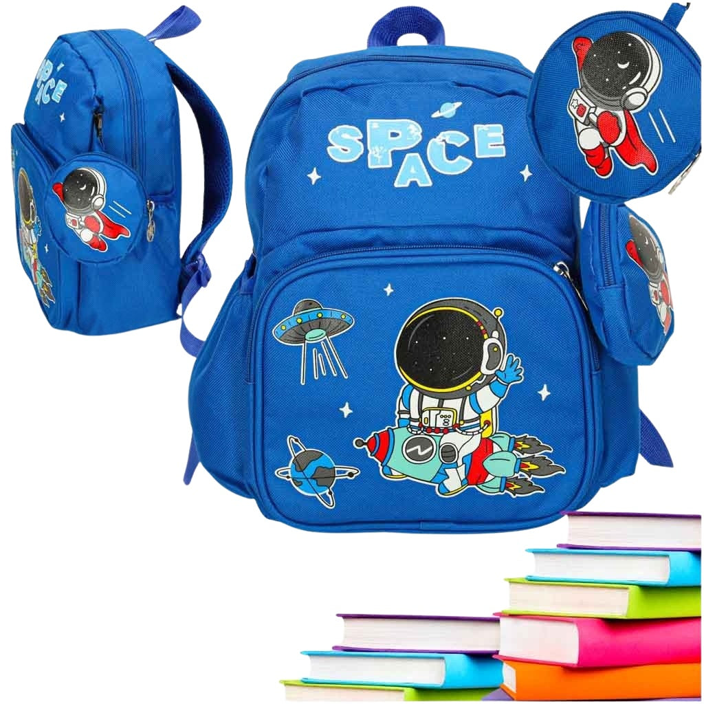 Kindergarten astronaut school backpack 30x14x23cm