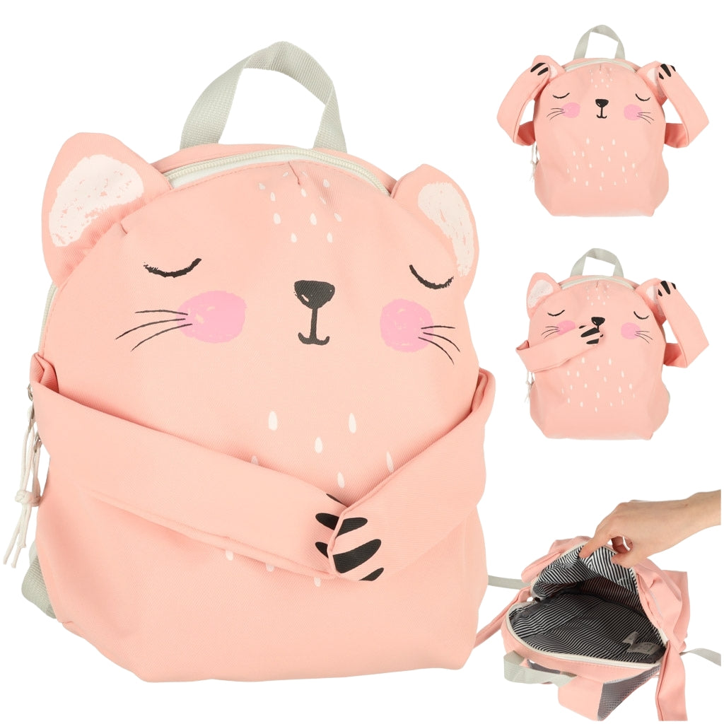 Kindergarten school backpack kitty pink