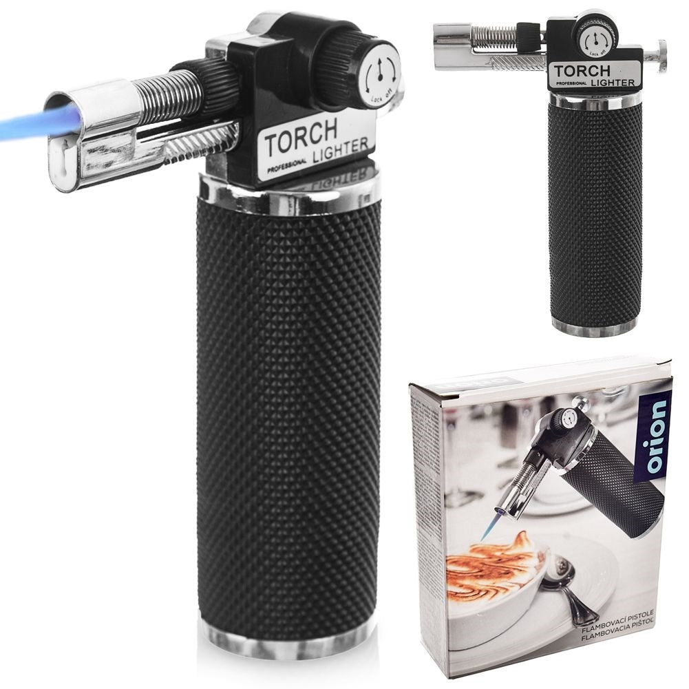 Kitchen burner for crispy surface and grilled meat