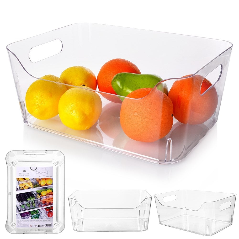 Kitchen container for food storage in the refrigerator