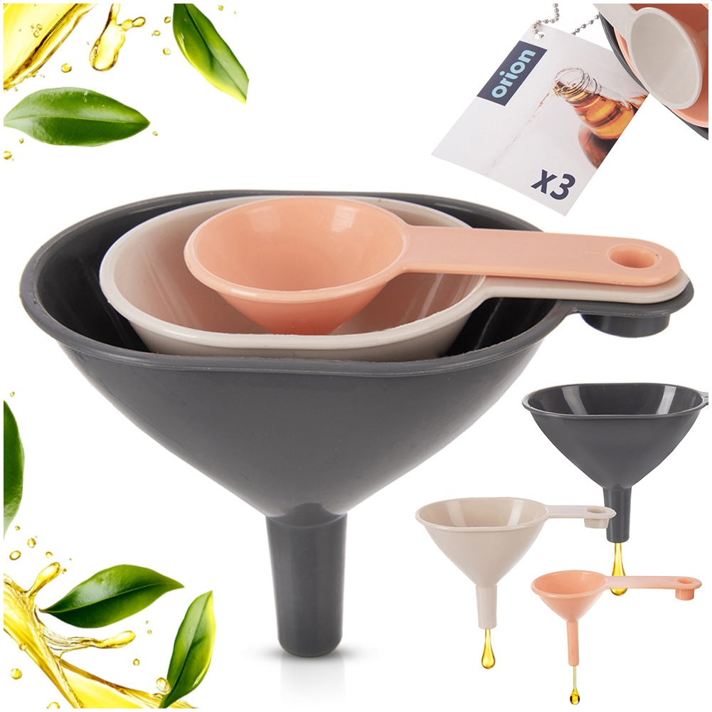 Kitchen funnel 8.5x4 / 10x5.5 / 11.5x7 cm 3 pcs.