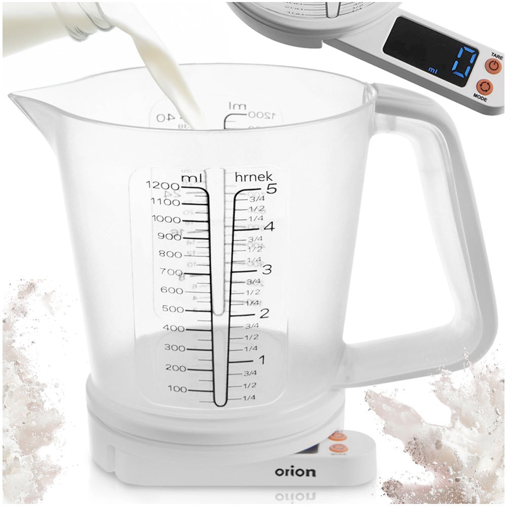 Kitchen scale with measuring cup 5 kg, 1.2 l