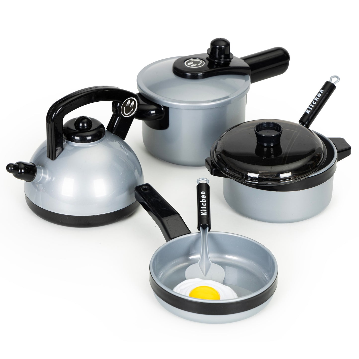 Kitchen set of pots and accessories for children, 14 pieces