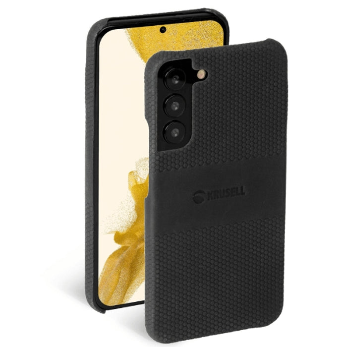 Krusell Leather Cover for Samsung Galaxy S22 5G - Vintage Black